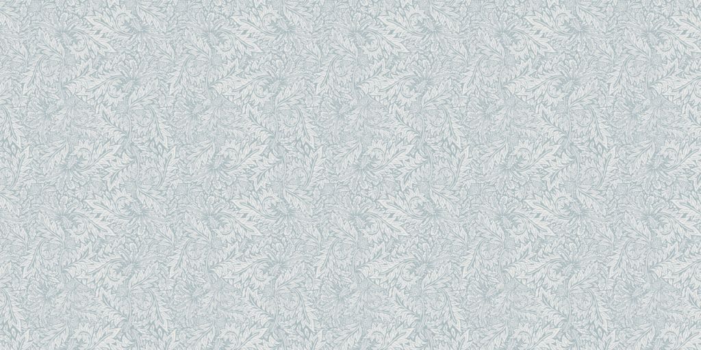 Morris Florals & Leaves - powder blue