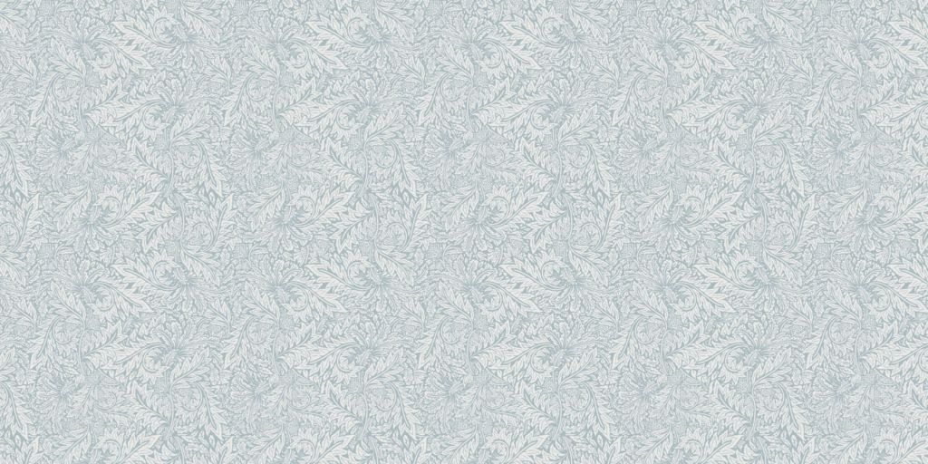 Morris Florals & Leaves - powder blue