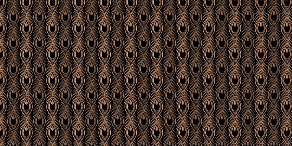 Golden Peacock Eye Symphony