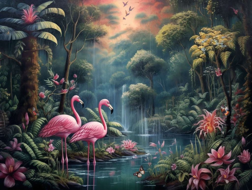 Twilight Flamingo Eden