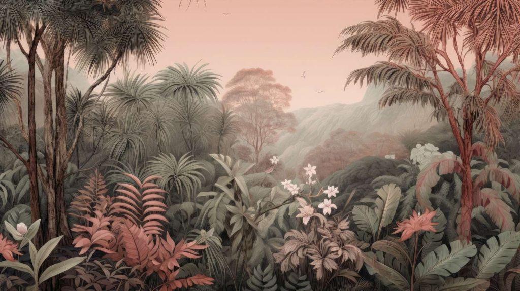 Pink Morning in the Tropics