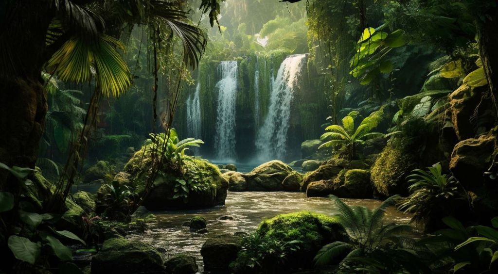 Whispering Jungle Waterfall