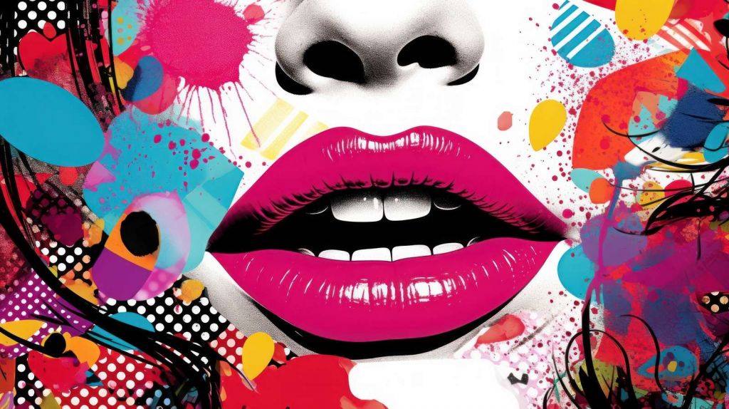 Pop Art Lips