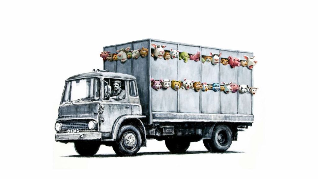 Banksy - Meat truck