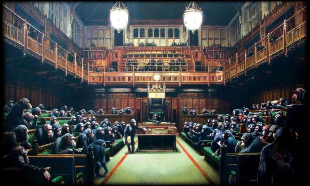 Banksy - Monkey parliament