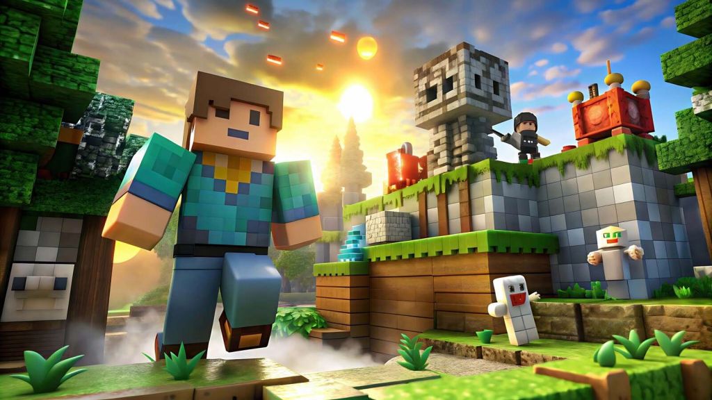 Adventure in block fort