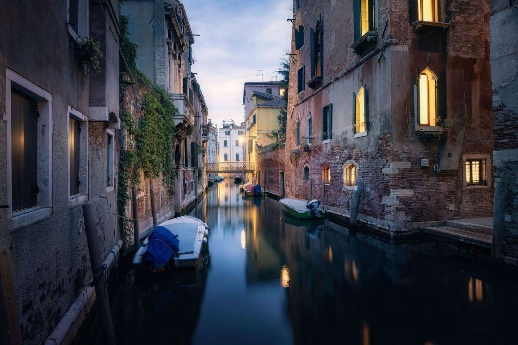 Twilight Over the Canal