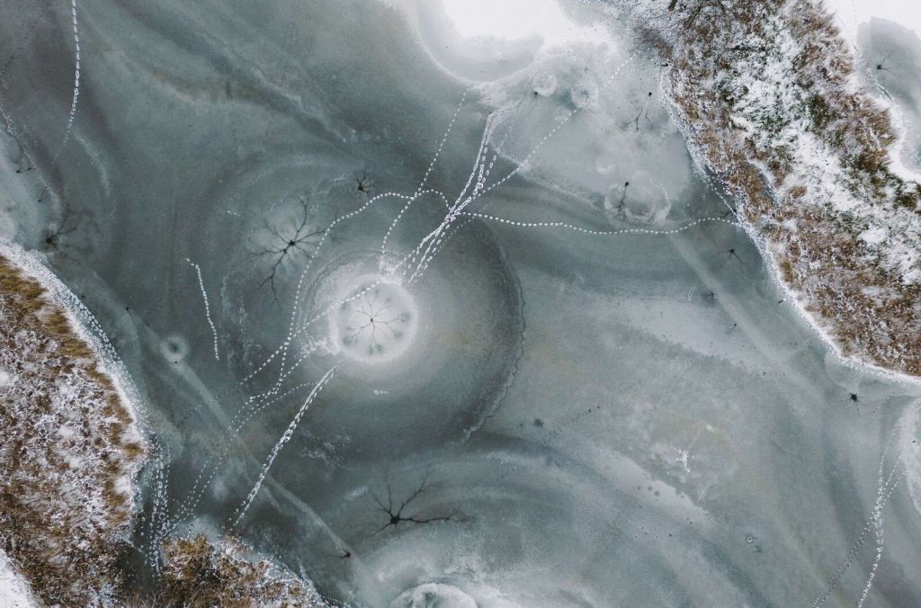 Mystical Ice Patterns