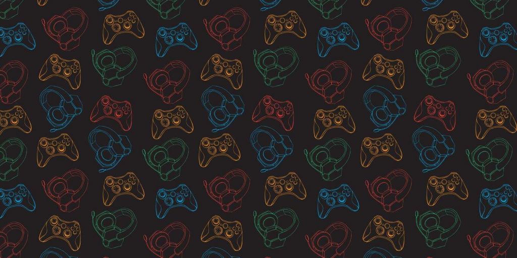 Neon Gamer Pattern
