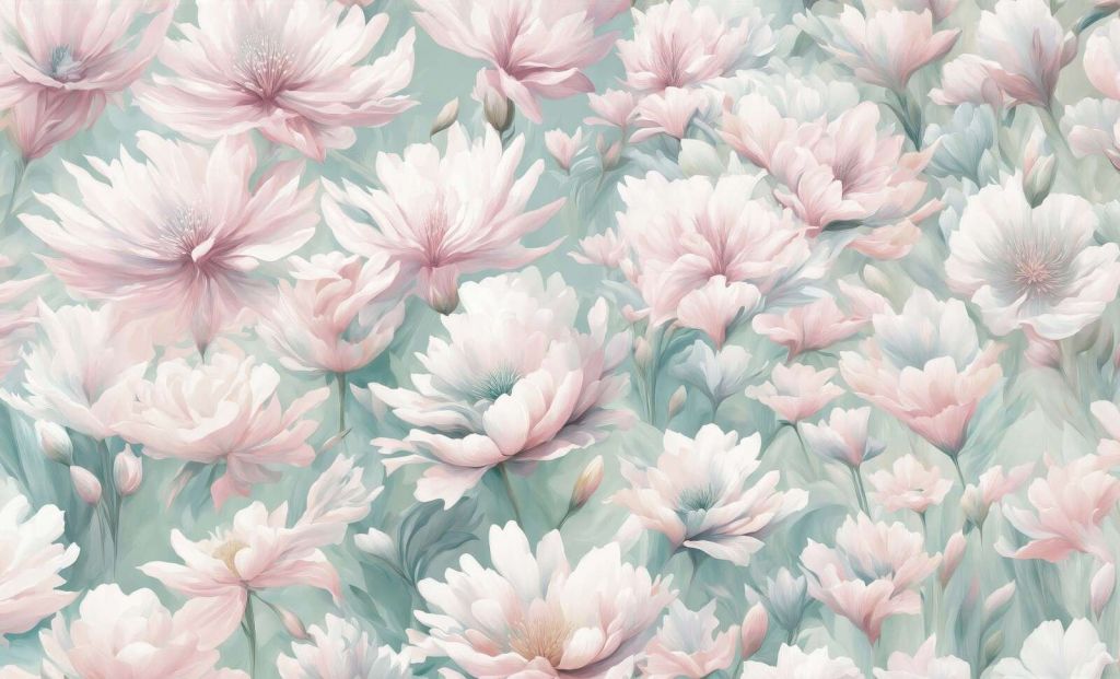 Balmy morning mint green