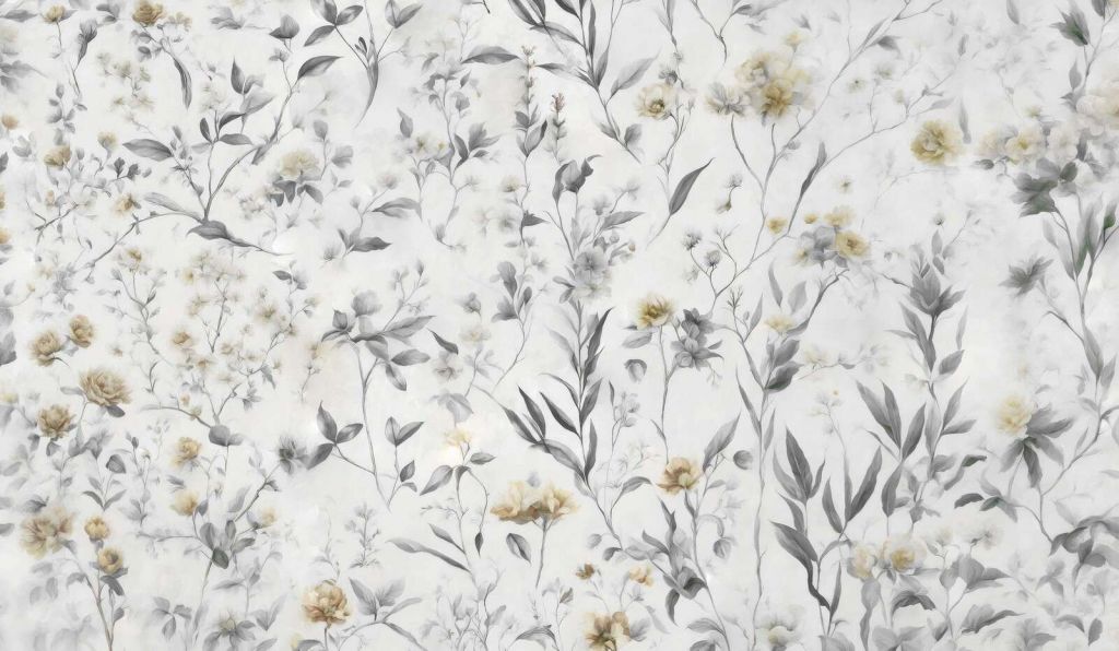 Delicate herbarium - white