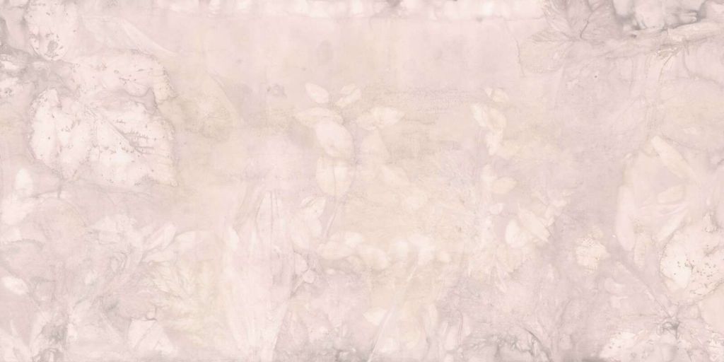 Wild bramble and plantain - dream world in watercolor