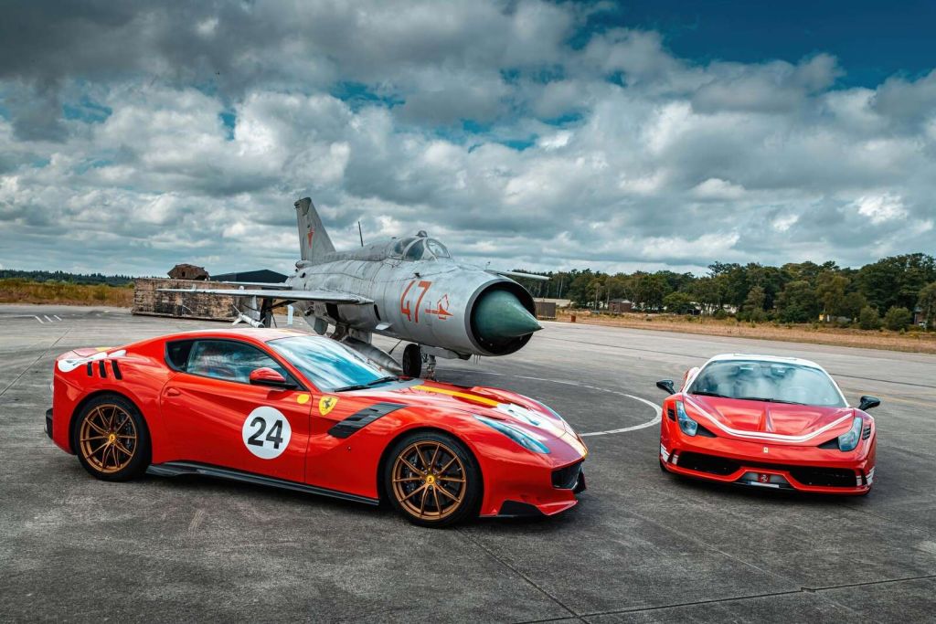 Exclusive Ferraris and Mig-21