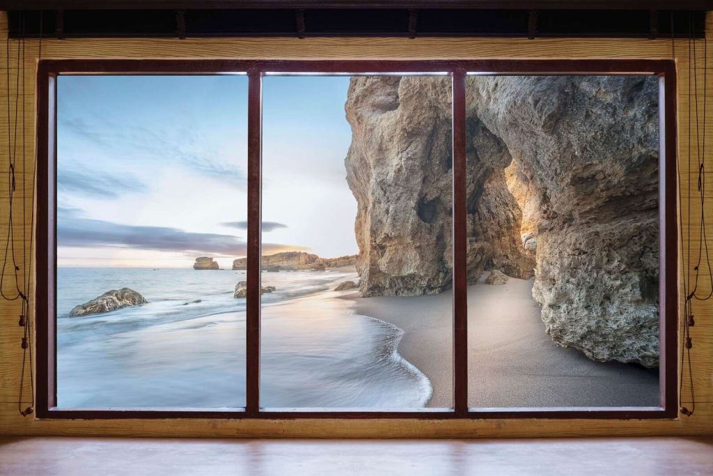 Seaview with rocky inlet
