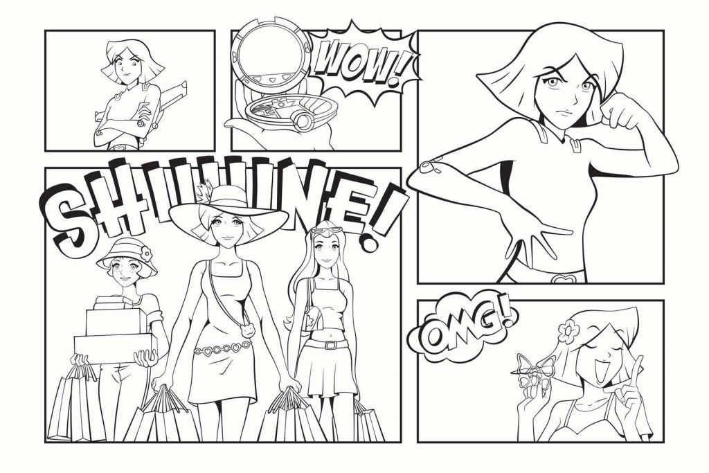 Stylish spies in action