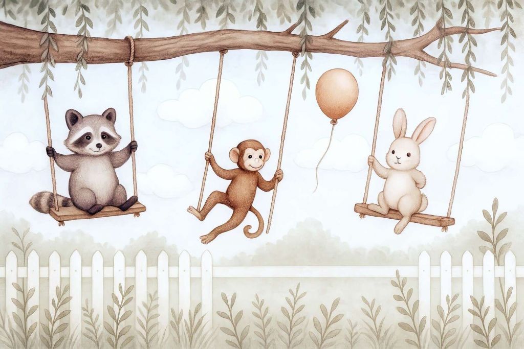 Swinging fun with forest friends