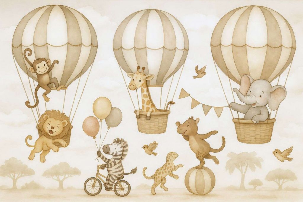 Animal parade in the sky