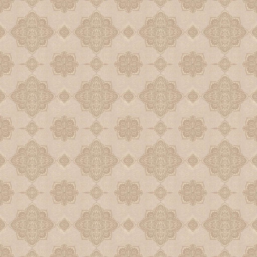 Beige oriental medallion pattern