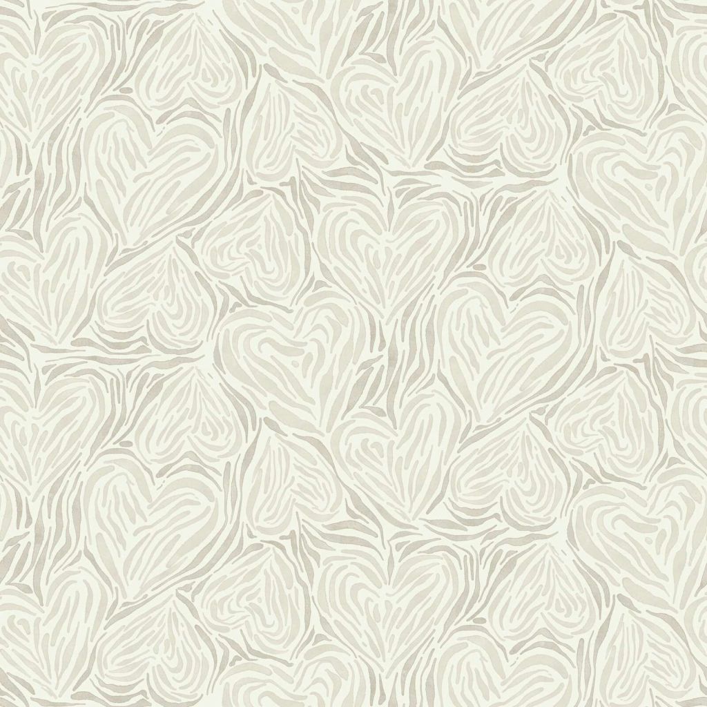 Abstract leaves in soft sand tones