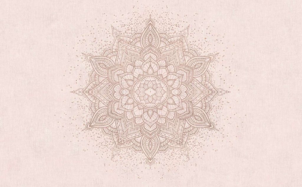 Sandy-colored mandala symphony