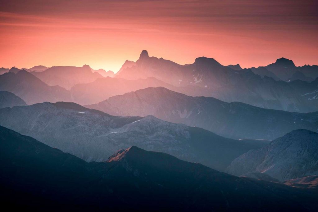 Bergen in soft evening light