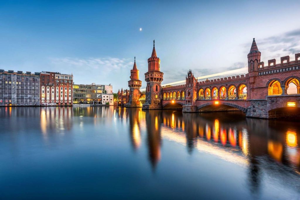 Evening Light on Oberbaum Bridge