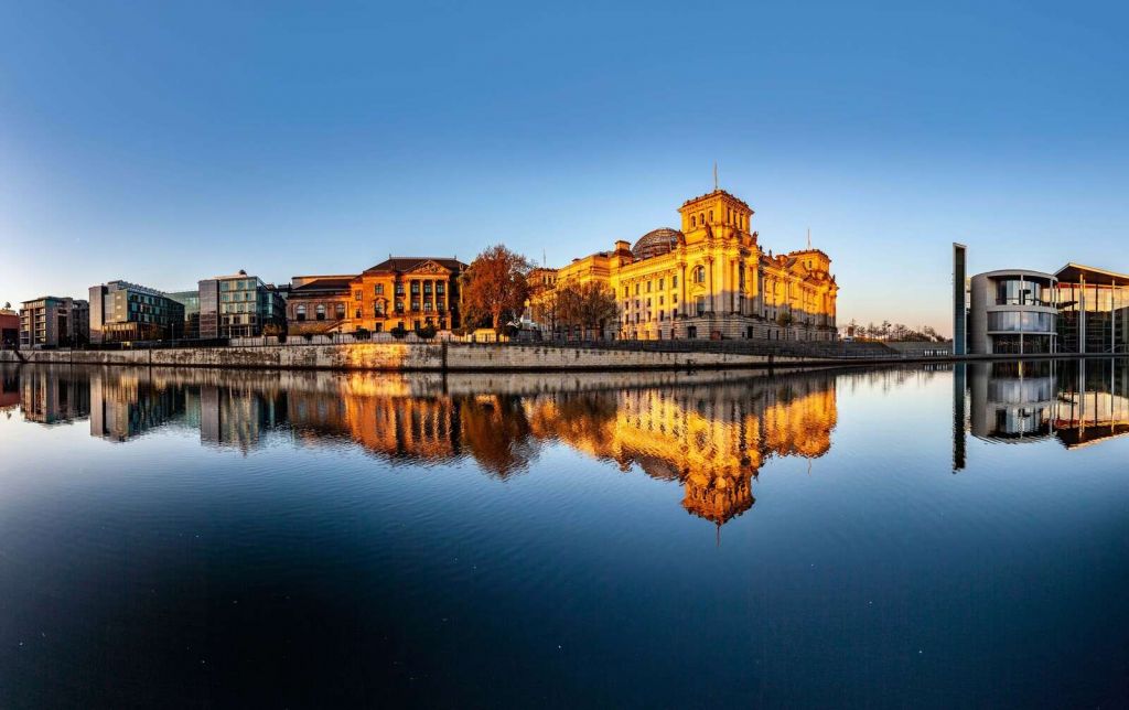 Morning Glow at Reichstag Berlin