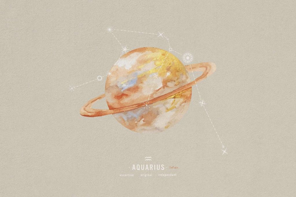 Aquarius In Pastel Starlight