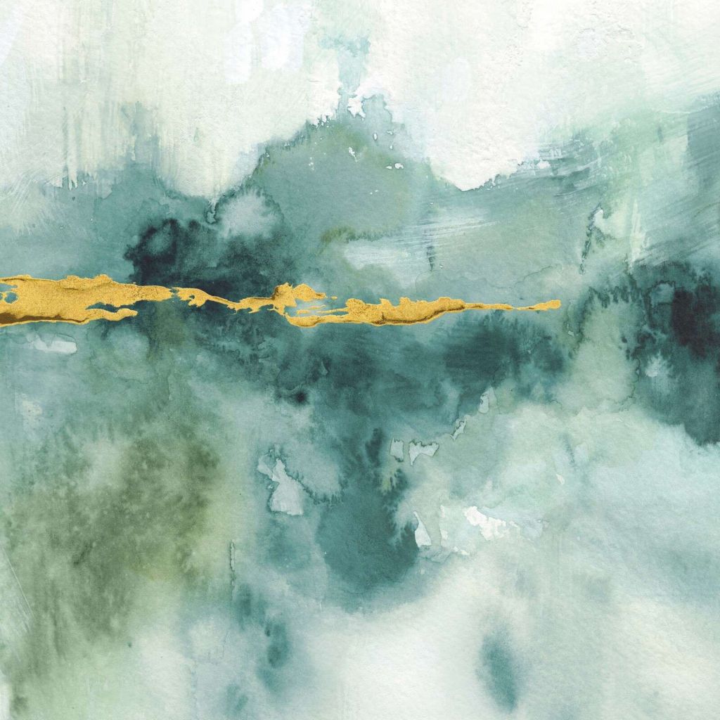 Deep Green Water With Golden Vein