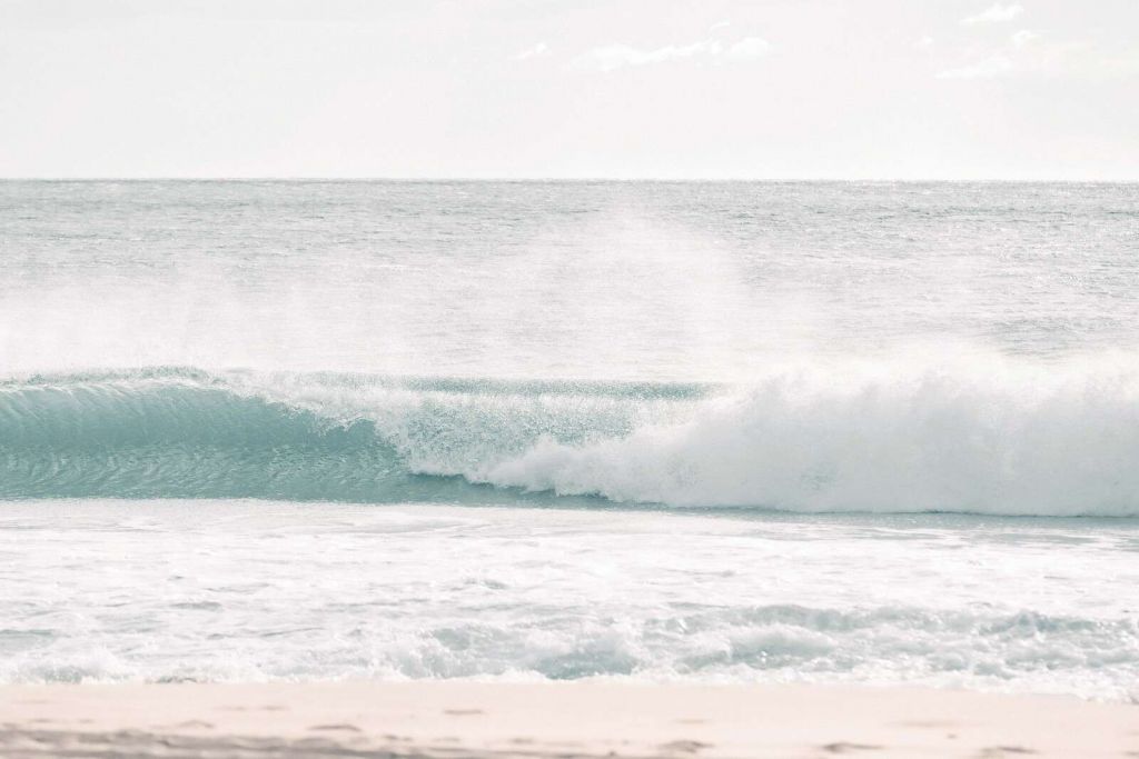Breaking Wave on Clear Beach