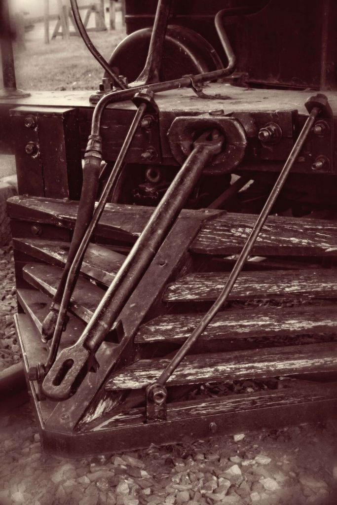 Rusty Train Connection Sepia