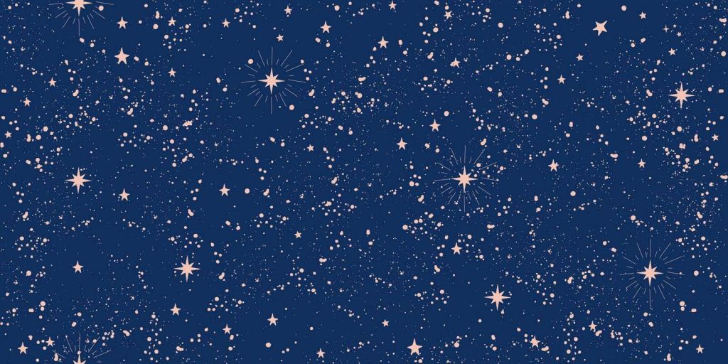 Sparkling night full of stars