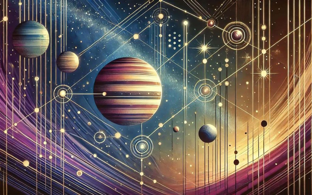 Geometric galaxy in galactic light