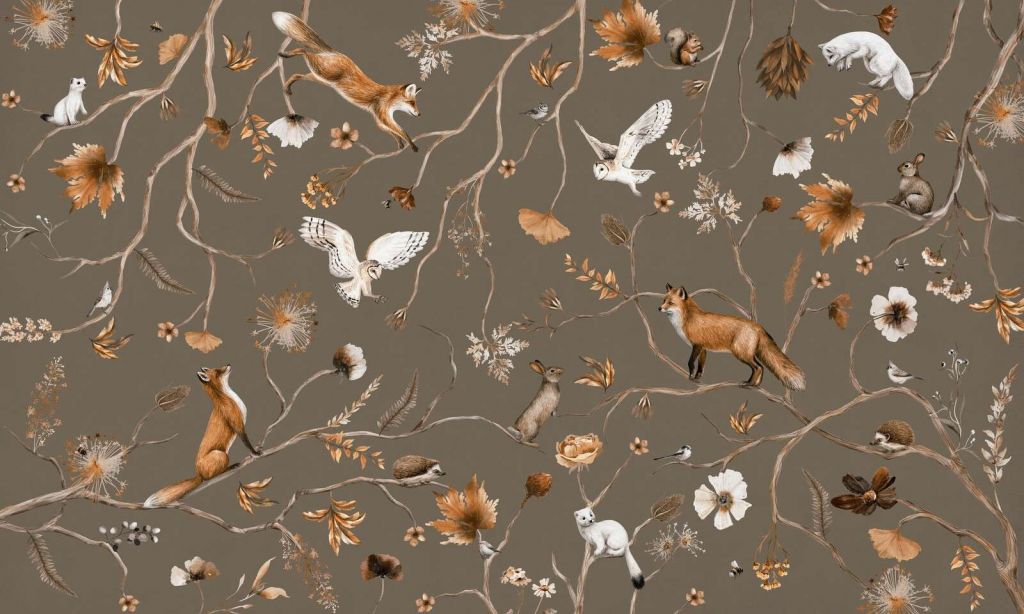 Playful Forest - Taupe