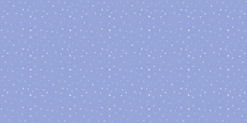 White stars on lavender blue