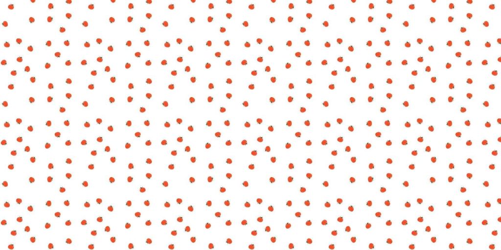 Tomato pattern on white