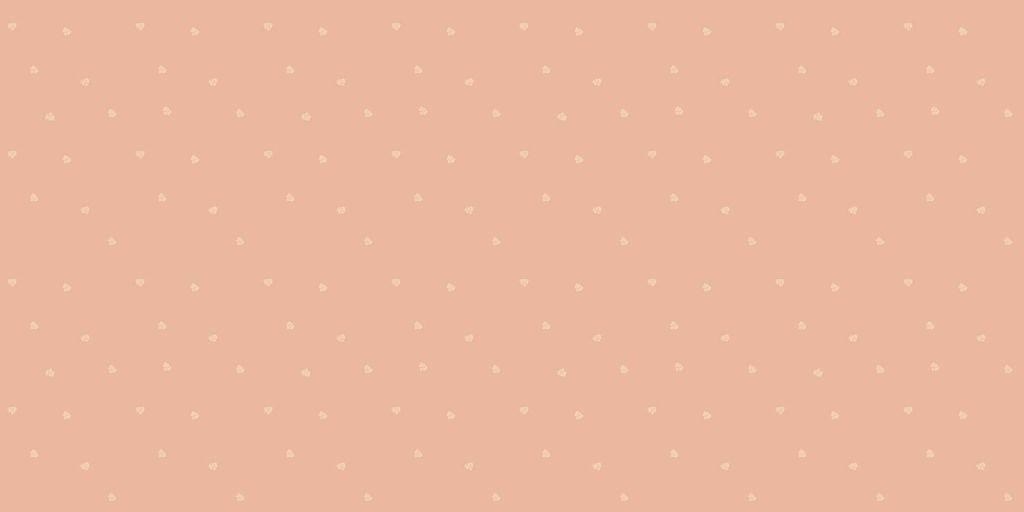 Small blossom sprigs on peach pink