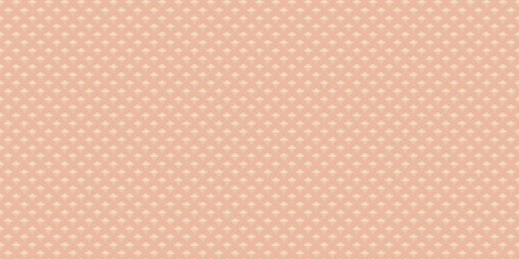 Fan flowers on soft peach pink