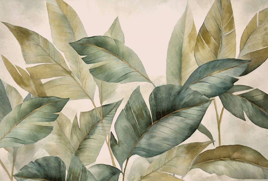 Tropical island foliage