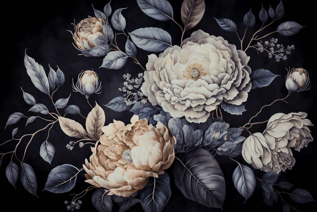 Moody baroque large floral