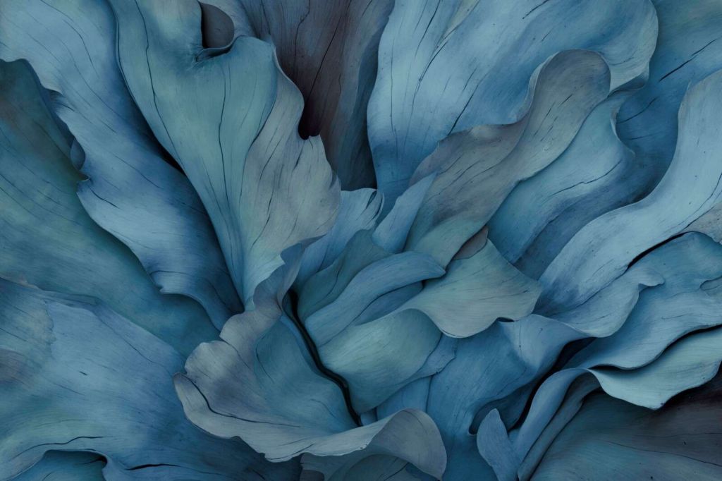 Oceanic floral whispers organic forms