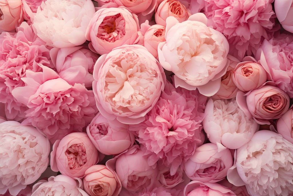 Blossom cascade floral spring pastel pink