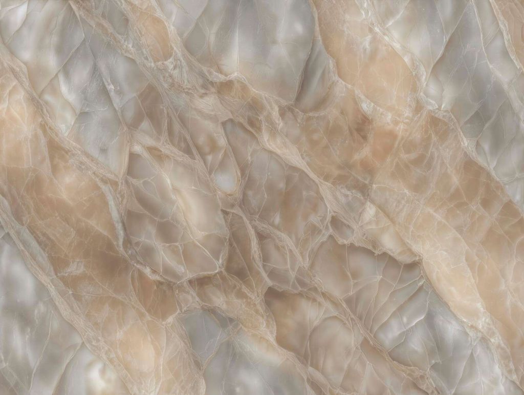 Light marble structure in sandy tones