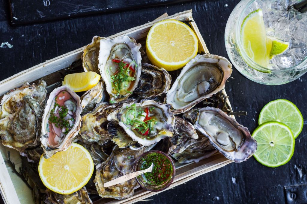 Bowl full of oysters