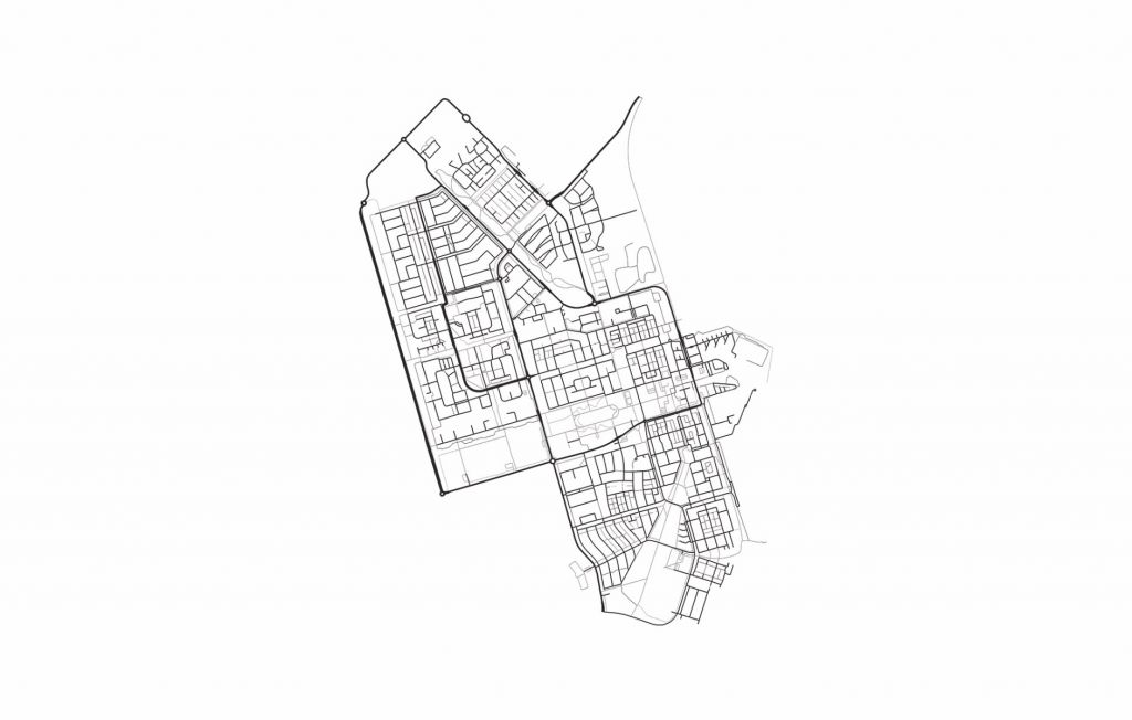 Map of Zeewolde, white 