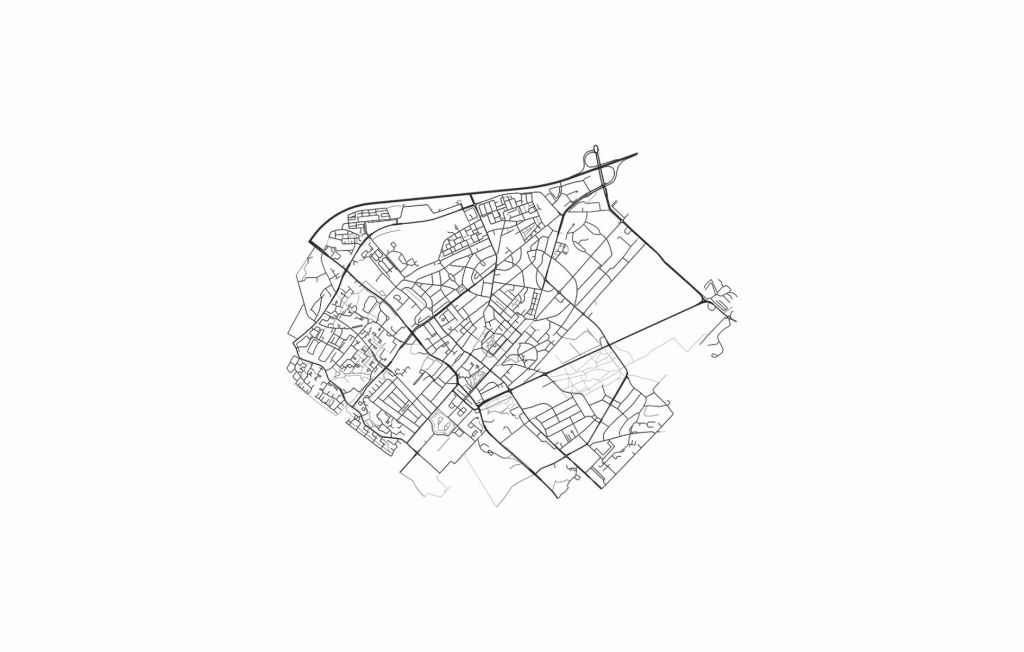 Map of Zeist, white