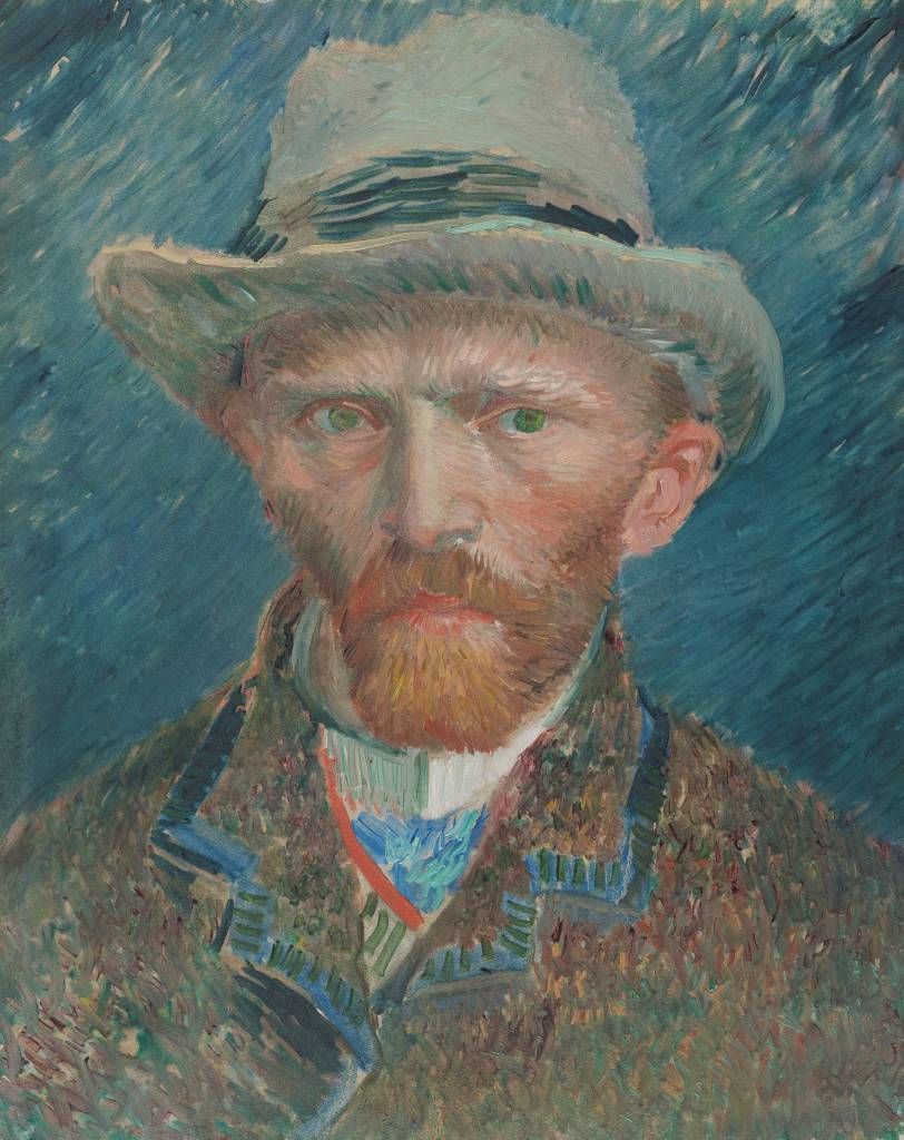 Self-portrait Van Gogh