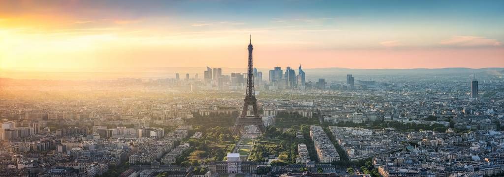 Sunset over Paris