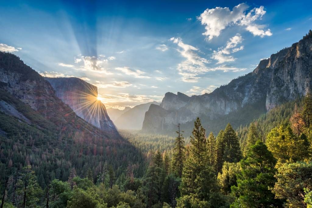 Sunset in National Park