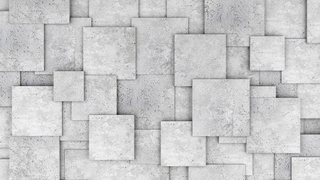 Other Textures & Surfaces - Square tiles in 3D - Bedroom